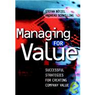 Managing for Value