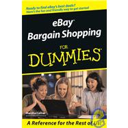 eBay<sup>®</sup> Bargain Shopping For Dummies<sup>®</sup>