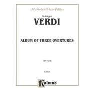 Verdi 3 Overtures Piano Solos