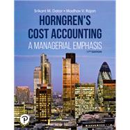 MyLab Accounting with Pearson eText for Horngren's Cost Accounting plus third-party eBook (inclusive Access)