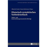 Historisch syntaktisches Verbwoerterbuch