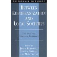 Between Europeanization and Local Societies The Space for Territorial Governance