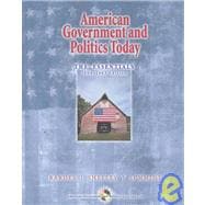 American Government and Politics Today The Essentials, 2004-2005 Edition (with CD-ROM and InfoTrac)