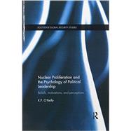 Nuclear Proliferation and the Psychology of Political Leadership: Beliefs, Motivations and Perceptions