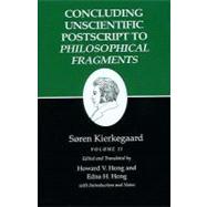 Concluding Unscientific Postscript to Philosophical Fragments