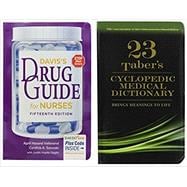 Tabers Cyclopedic Medical Dictionary 23rd ed.  + Davis's Drug Guide for Nurses, 15th Ed.