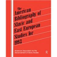 The American Bibliography of Slavic and East European Studies