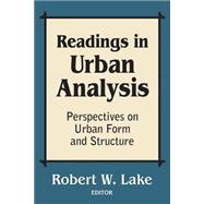 Readings in Urban Analysis: Perspectives on Urban Form and Structure