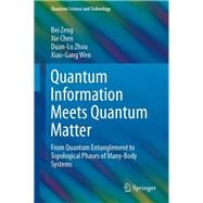 Quantum Information Meets Quantum Matter