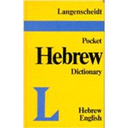 Langenscheidt Pocket Hebrew Dictionary Modern Hebrew-English