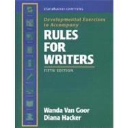 Developmental Exercises to Accompany Rules For Writers