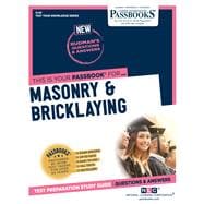 Masonry & Bricklaying (Q-82) Passbooks Study Guide