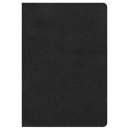HCSB Giant Print Reference Bible, Black LeatherTouch, Indexed