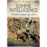 Somme Intelligence: Fourth Army Hq 1916