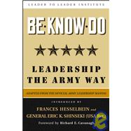 Be * Know * Do, Adapted from the Official Army Leadership Manual Leadership the Army Way