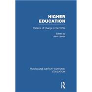 Higher Education: Patterns of Change in the 1970s