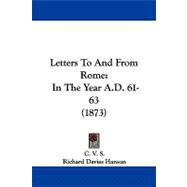 Letters to and from Rome : In the Year A. D. 61-63 (1873)