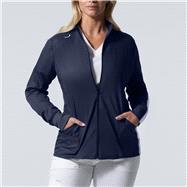 Landau ProFlex Women's 3-Pocket Scrub Jacket w/ Radford University College of Nursing Embroidery