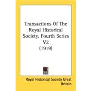 Transactions of the Royal Historical Society, Fourth Series V2