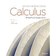 Calculus, WileyPLUS Single-term