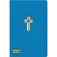 CSB Grace Bible for Kids, Blue LeatherTouch (Dyslexia Friendly)