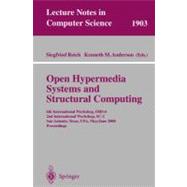 Open Hypermedia Systems and Structural Computing