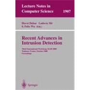 Recent Advances in Intrusion Detection
