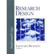 Research Design Vol. 2 : Donald Campbell's Legacy
