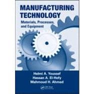 Manufacturing Technology: Materials, Processes, and Equipment
