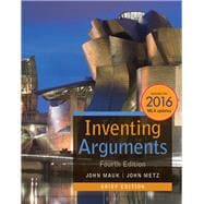Inventing Arguments Brief Edition, 2016 MLA Update,9781337280860