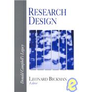 Research Design : Donald Campbell's Legacy