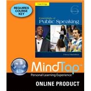 MindTap Speech for Hamilton's Cengage Advantage Series: Essentials of Public Speaking, 6th Edition, [Instant Access], 1 term (6 months)