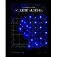 Fundamentals of College Algebra (with CD-ROM, iLrn Tutorial, and InfoTrac)