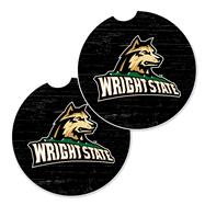 Wright State 2 Pack Car Coaster