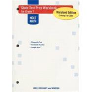 Mathematics Course 2, State Test Prep Workbook for Grade 7