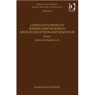 Volume 21, Tome I: Cumulative Index: Index of Names, A-K