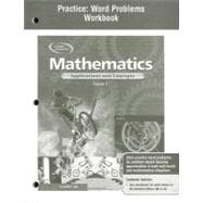 Mathematics: Applications and Concepts, Course 1, Practice: Word Problems Workbook