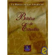 Biblia de Las Americas : Biblia de Estudio, Black, GL, Indx