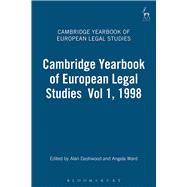 Cambridge Yearbook of European Legal Studies Volume 1, 1998