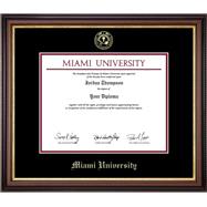 Miami University Gold Embossed Diploma Frame