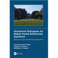 Variational Techniques for Elliptic Partial Differential Equations: Theoretical Tools and Advanced Applications