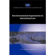 Non-governmental Organisations In International Law