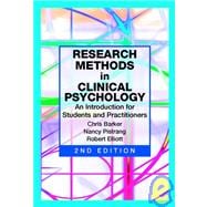 Research Methods in Clinical Psychology: An Introduction for Students and Practitioners, 2nd Edition