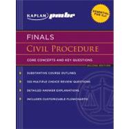 Kaplan PMBR FINALS: Civil Procedure; Core Concepts and Key Questions