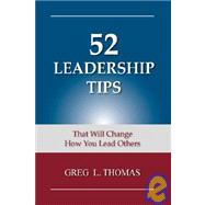 52 Leadership Tips : That will change how you lead Others