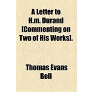 A Letter to H. M. Durand