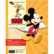 Disney Mickey Mouse Book and 3D Wood Model