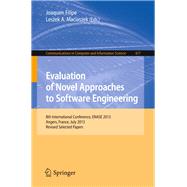 Evaluation of Novel Approaches to Software Engineering