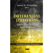 Differential Equations : Application Systems and Functions