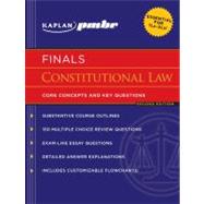 Kaplan PMBR FINALS: Constitutional Law; Core Concepts and Key Questions